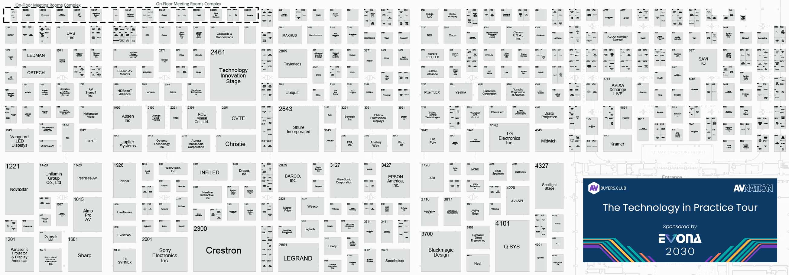 InfoComm 2025 Floor Plan